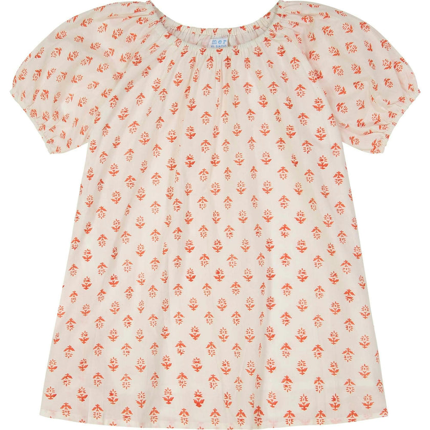 Stella Dress Coral, Prints