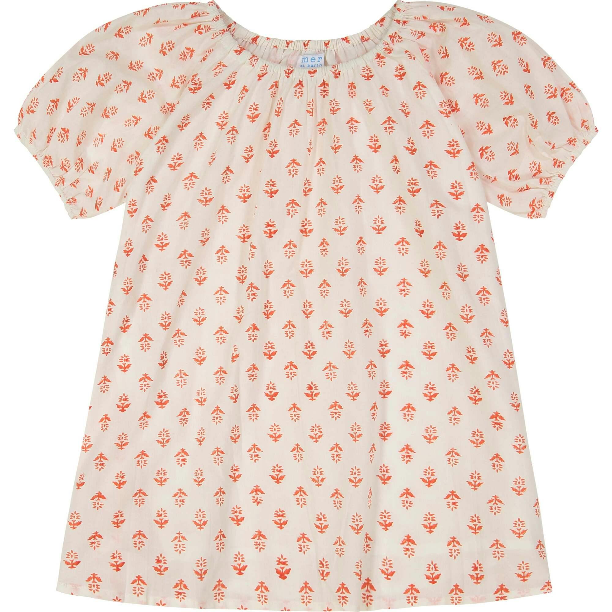 Stella Dress Coral, Prints