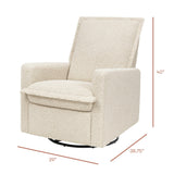 Babyletto Cali Flange Recliner and Swivel Glider