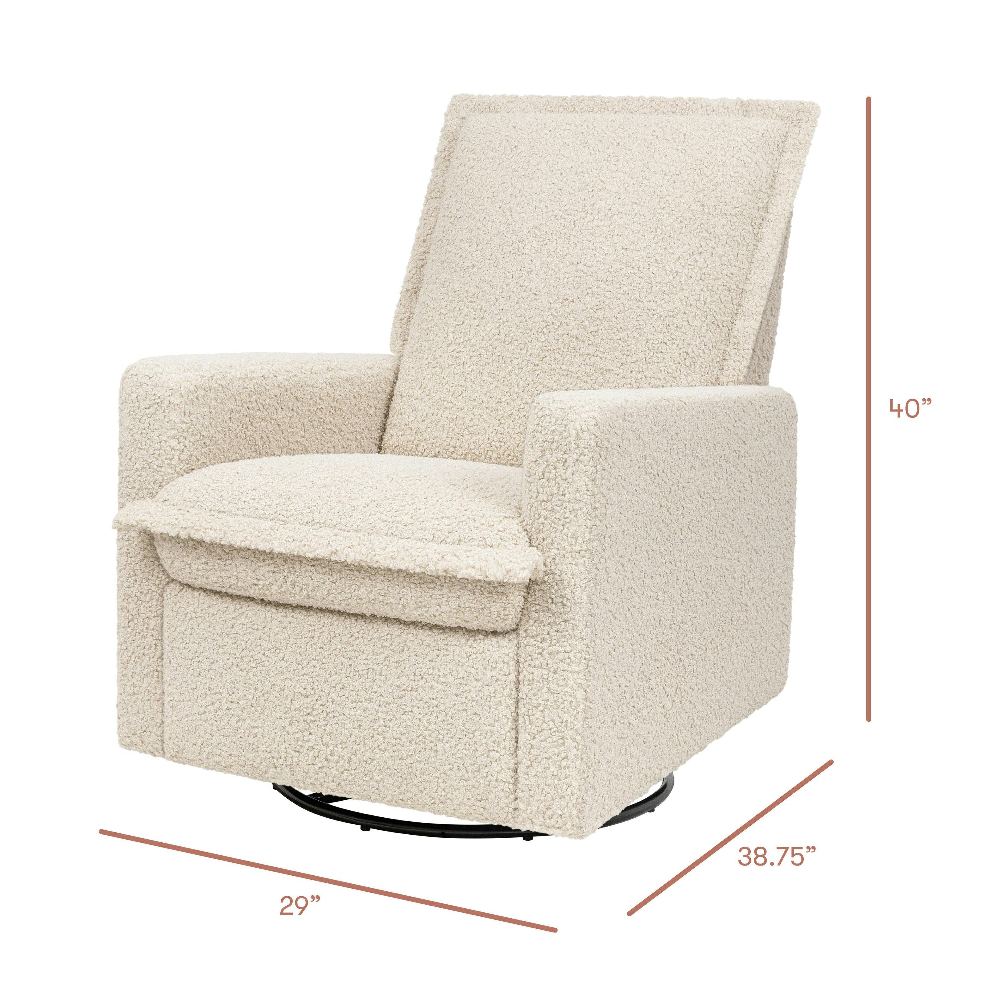 Babyletto Cali Flange Recliner and Swivel Glider