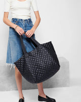 Black Large Metro Tote Deluxe
