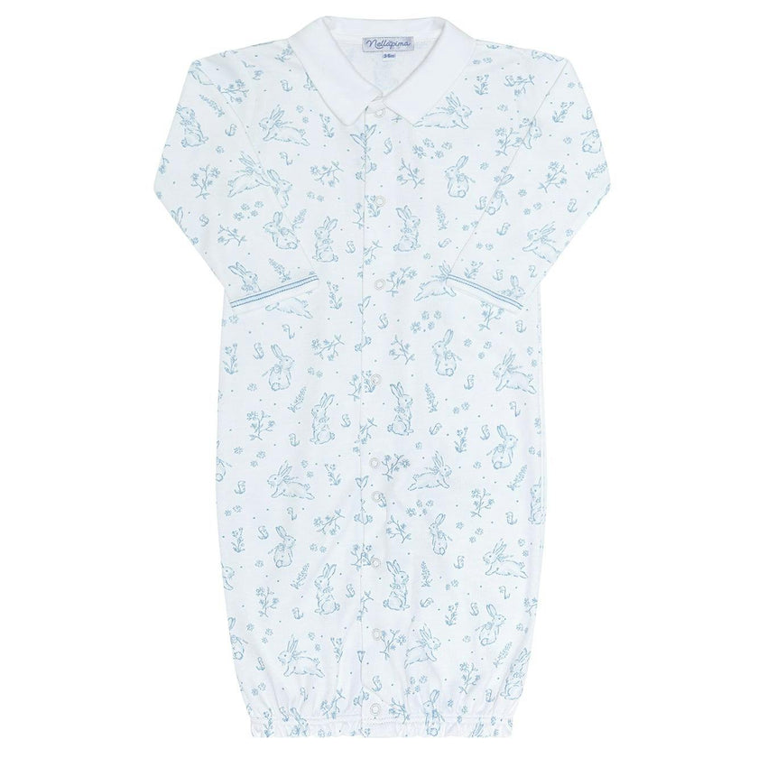 Blue Toile Converter Gown