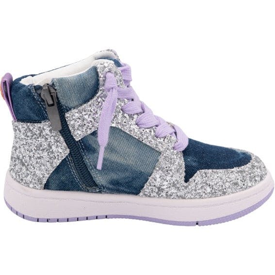 Skye High Top Denim Sneaker, Blue