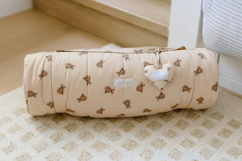 Organic Toddler Nap Roll-N-Rest Mat Set