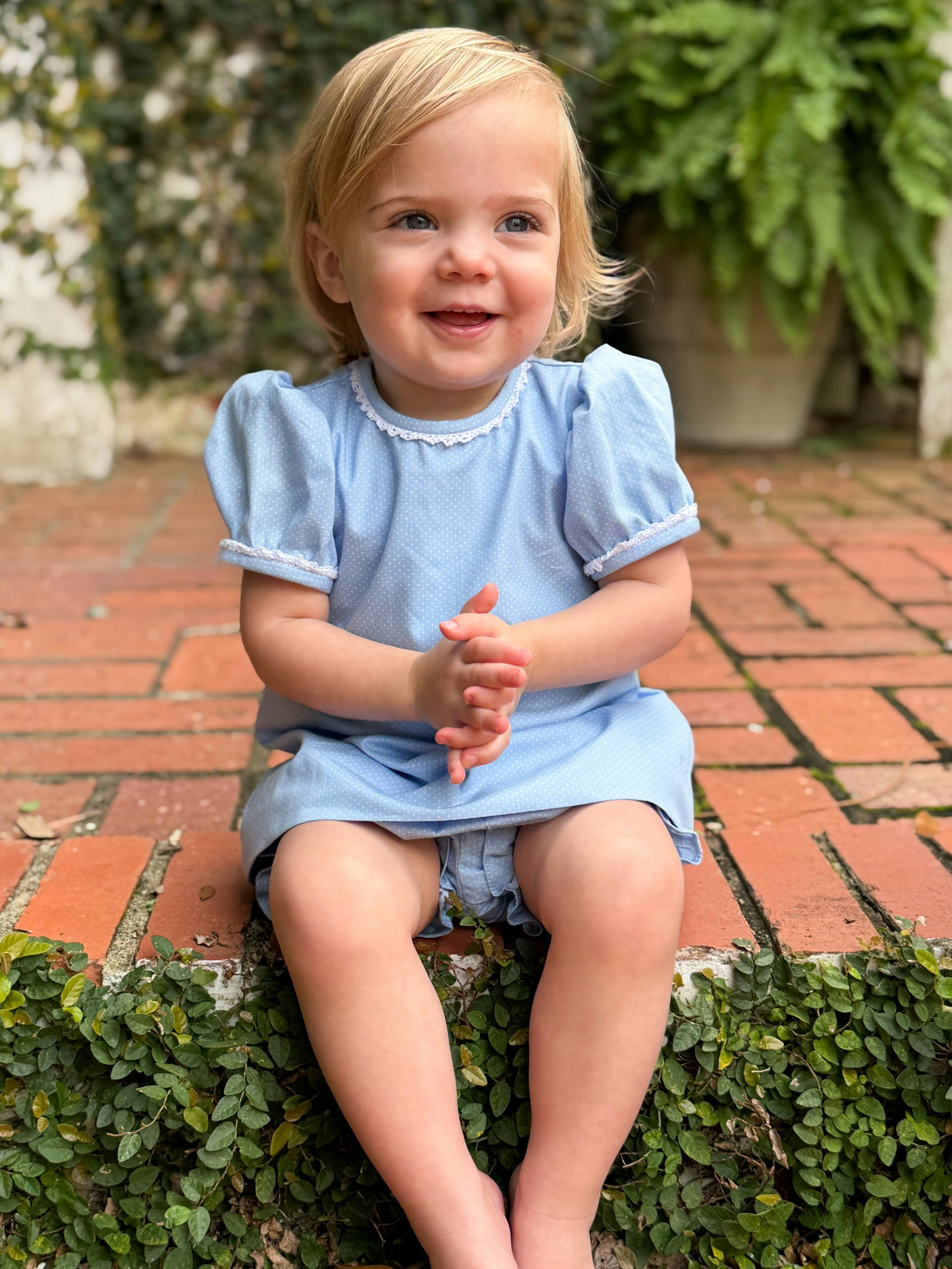 Lane Dress Set- Powder Blue