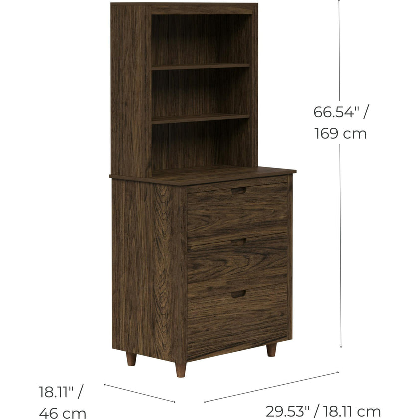 Teamson Home Ellery Freestanding Hutch Cabinet