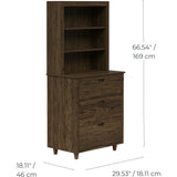 Teamson Home Ellery Freestanding Hutch Cabinet