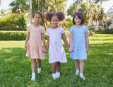 Kari T-Shirt Dress - Light Blue Stripe