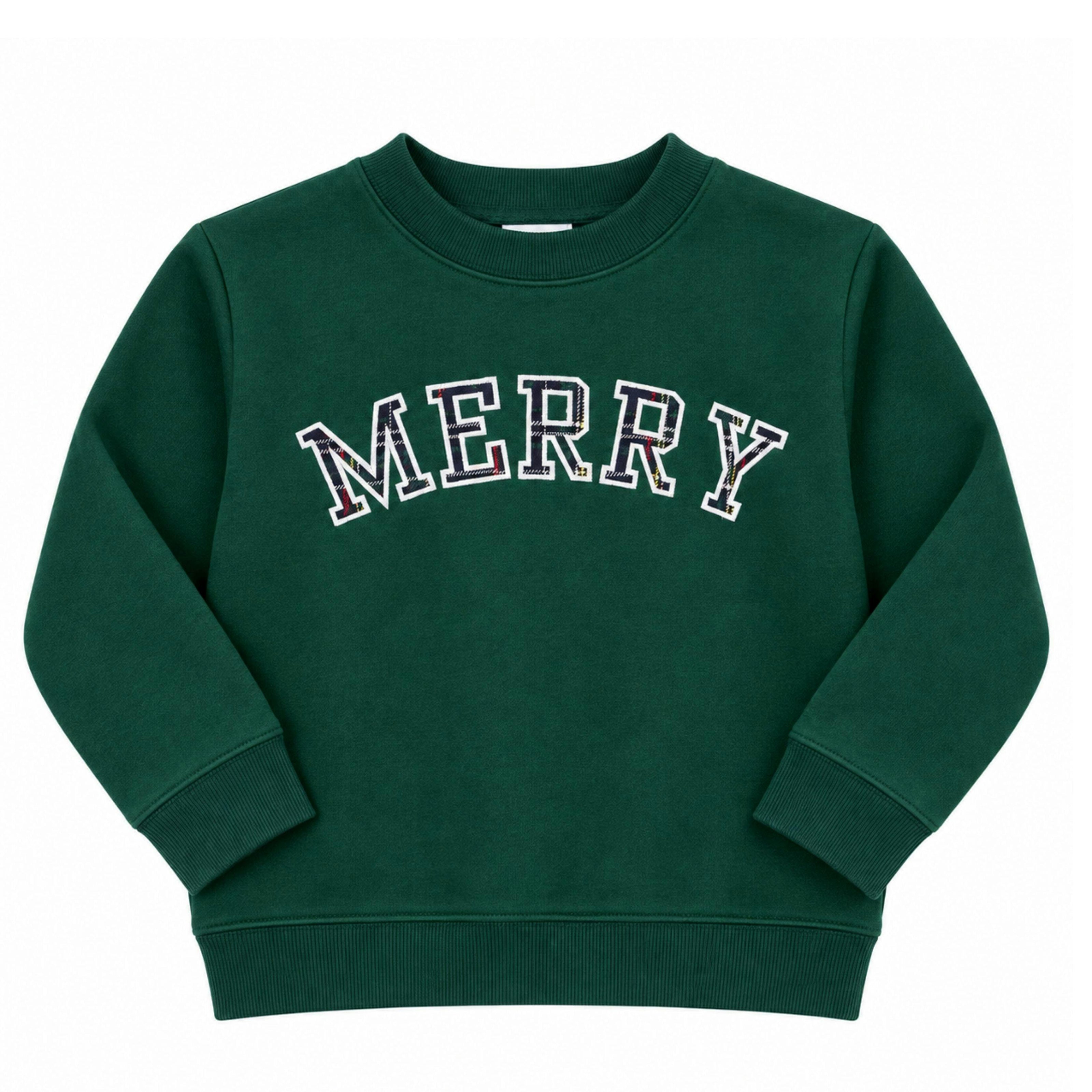 Merry Plaid Signature Crewneck Sweatshirt