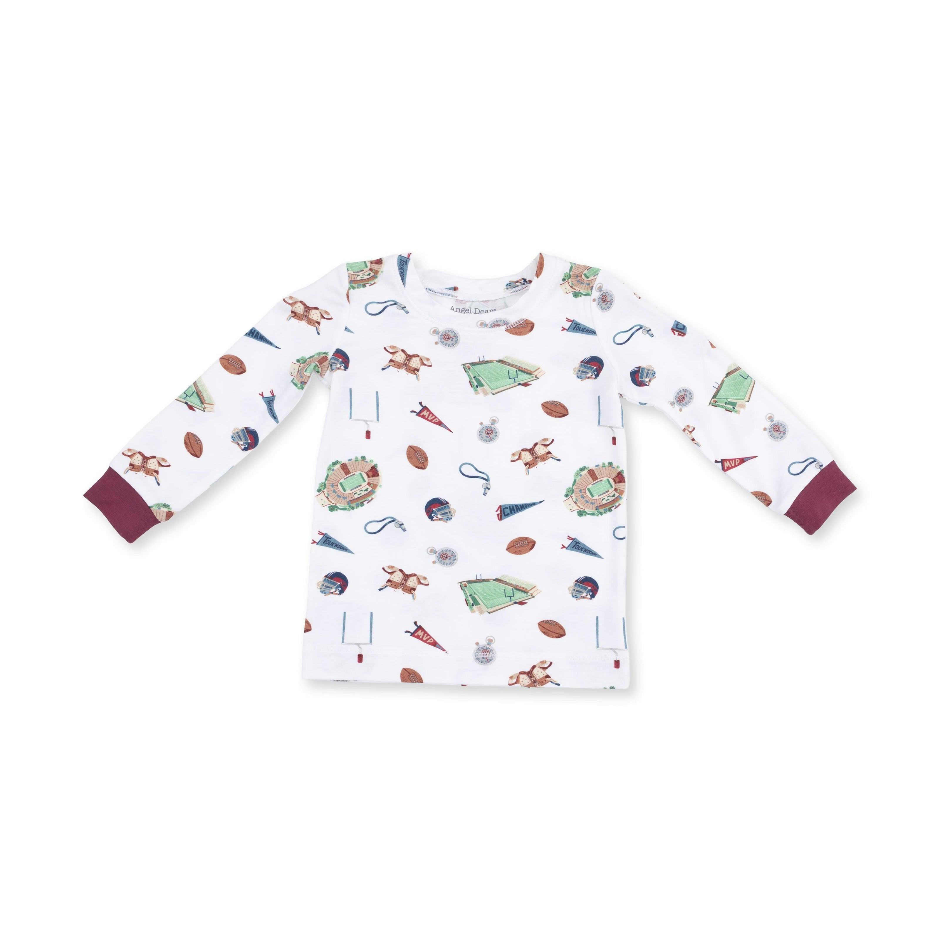 Vintage Football - Long Sleeve Loungewear Set