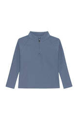 slate retro half-zip