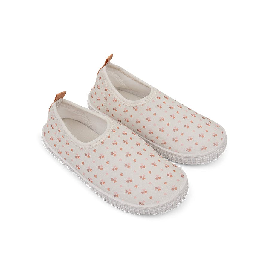 Kids Water Shoes - Old Pink - Cozy Hearts - US 3-12