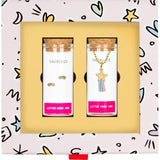Shooting Star Necklace and Earrings Gift Set