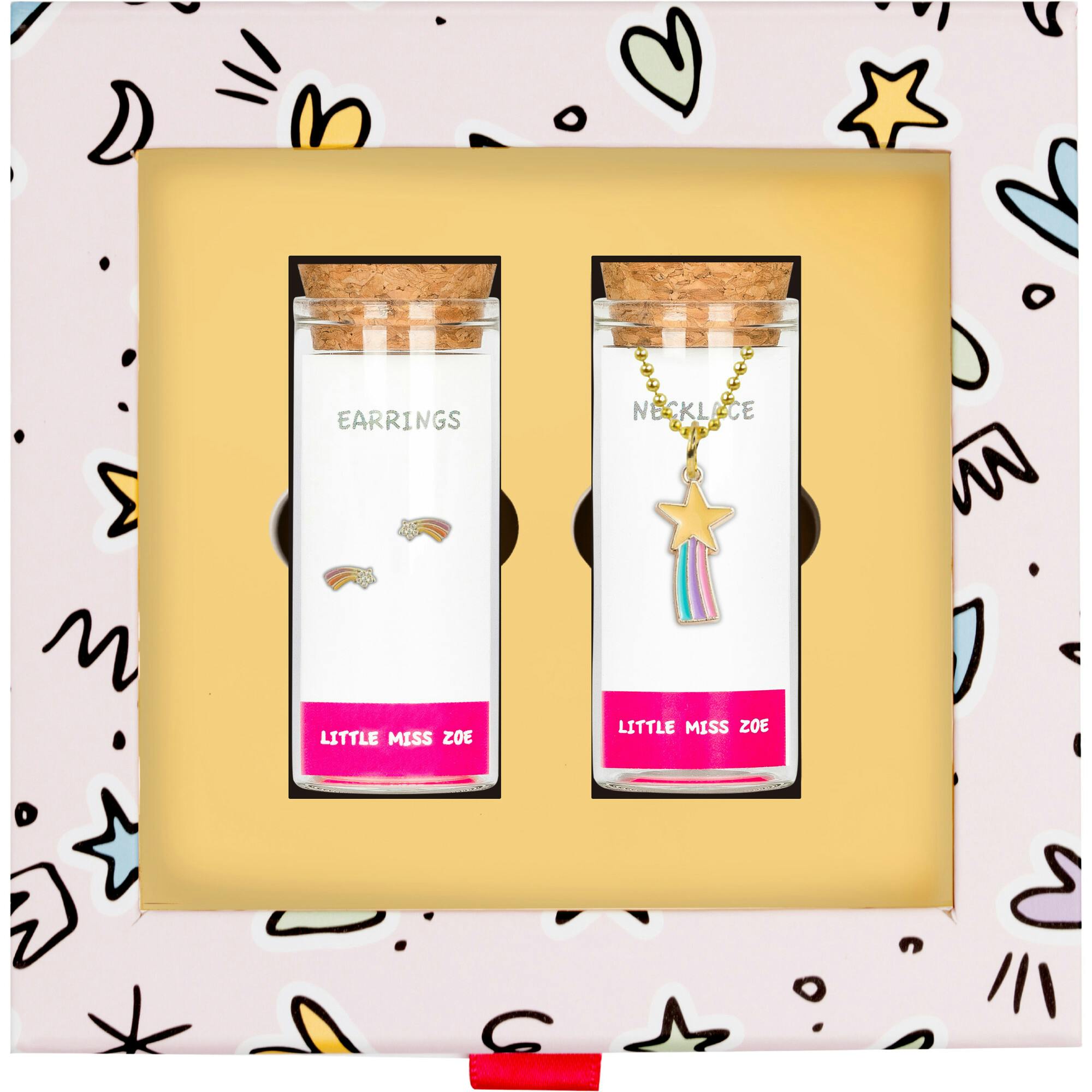 Shooting Star Necklace and Earrings Gift Set