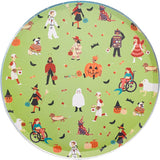 Trick or Treat Street Kids in Costume Large Plates