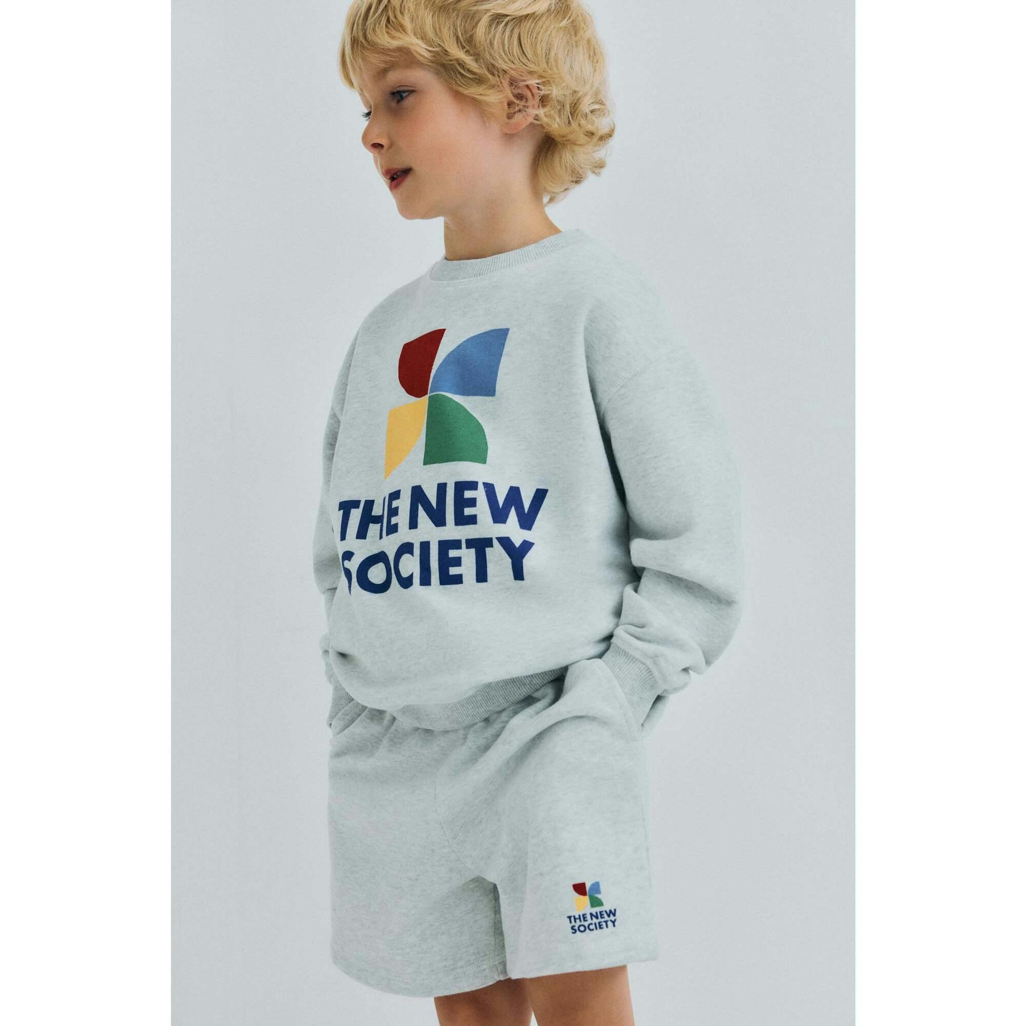 TNS Logo Short Light Grey Melange