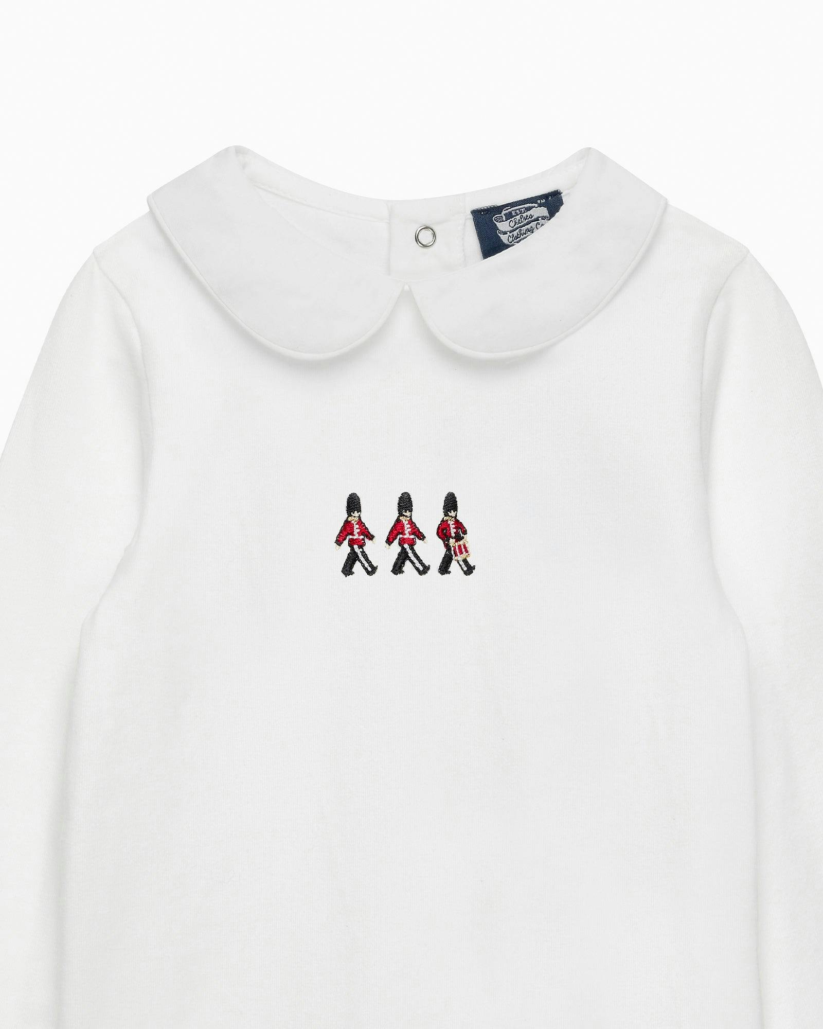 Baby Long Sleeved Bodysuit in Drumming Guardsman
