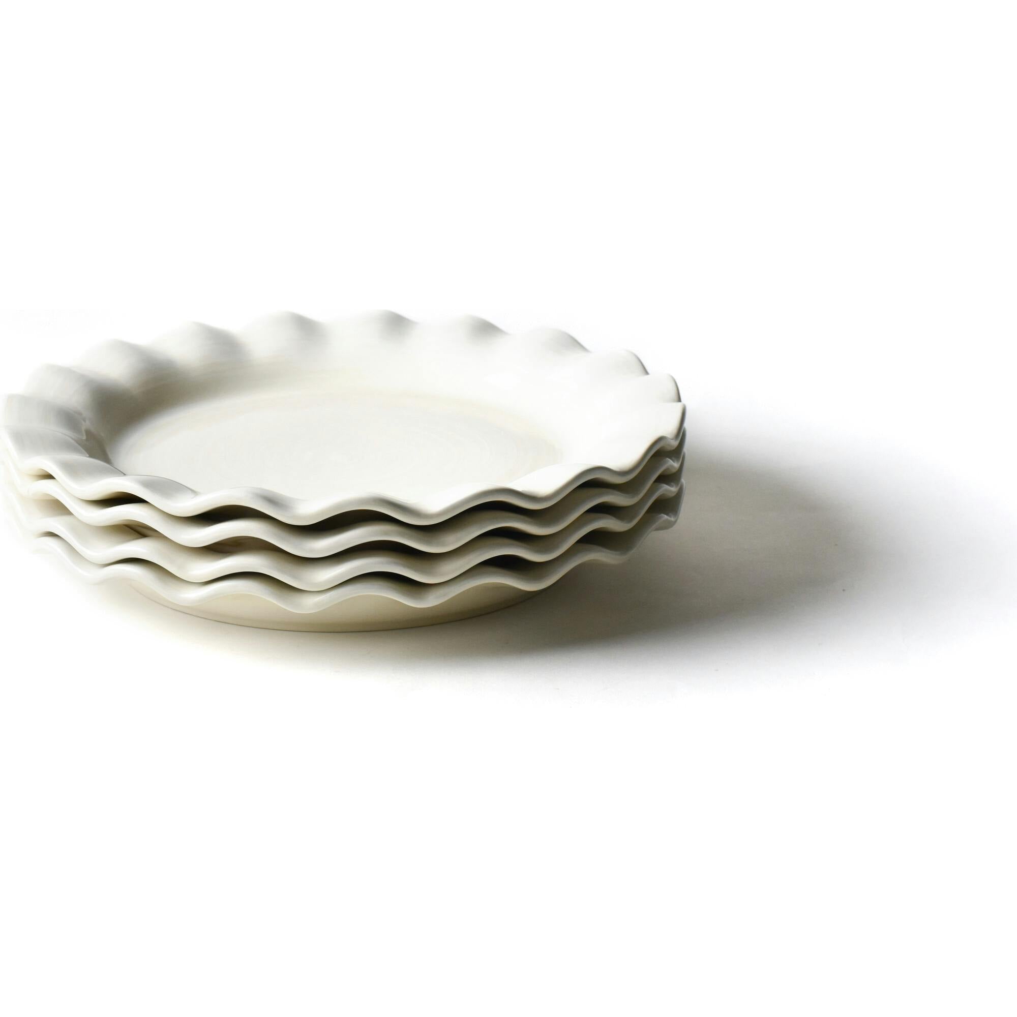Signature White Ruffle Dinner Plate