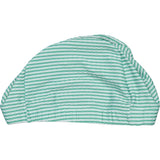 Textured Water Stripes Cap, Green