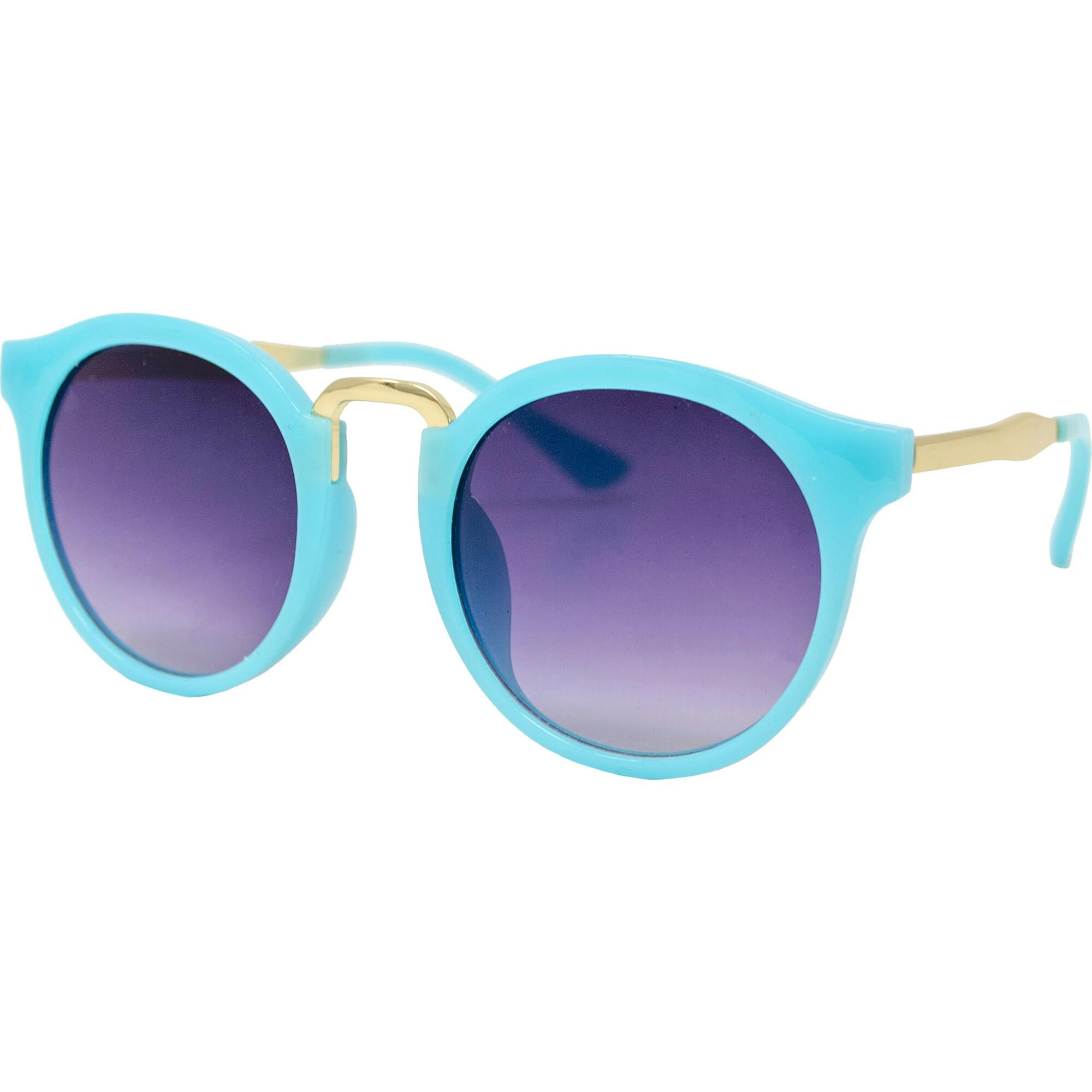Teal Retro Sunglasses