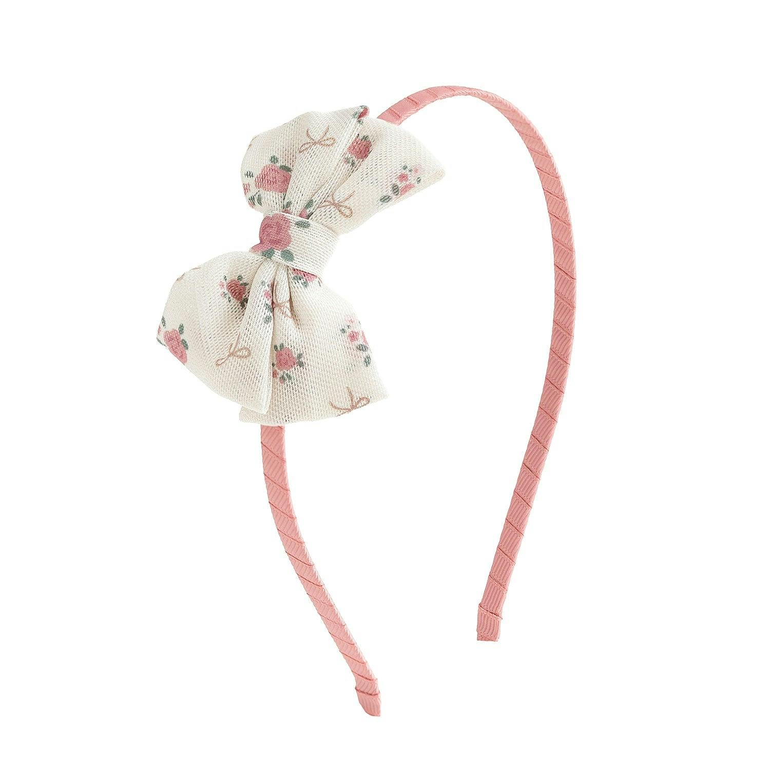 Coquette Rose Tulle Bow Headband