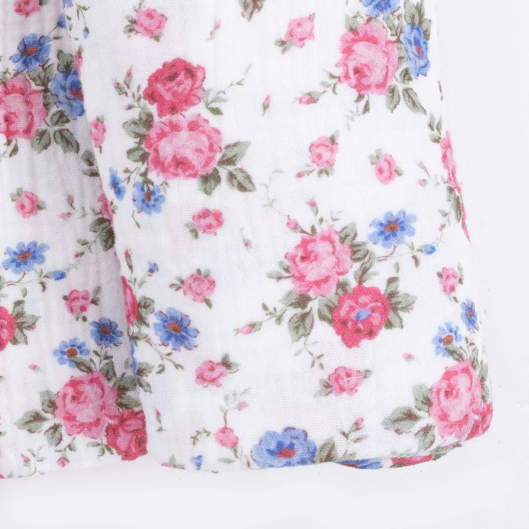 Cabbage Roses - Swaddle Blanket