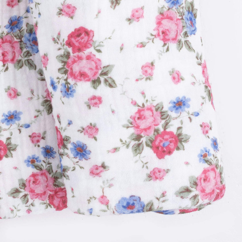 Cabbage Roses - Swaddle Blanket