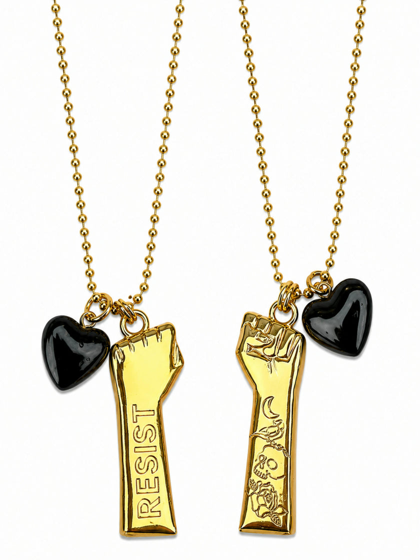 RESIST CHARM NECKLACE $2 donated to PLANNED PARENTHOOD