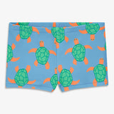 Kids swim shortie in swimming turtles