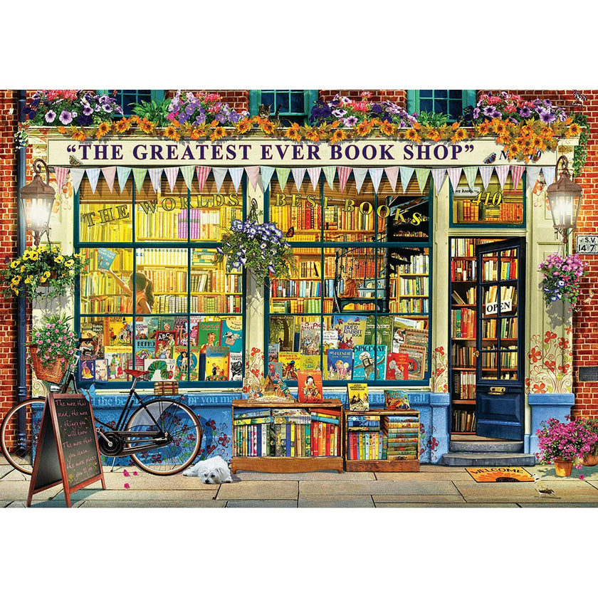 The Greatest Ever Book Shop - 1000 PC Puzzle