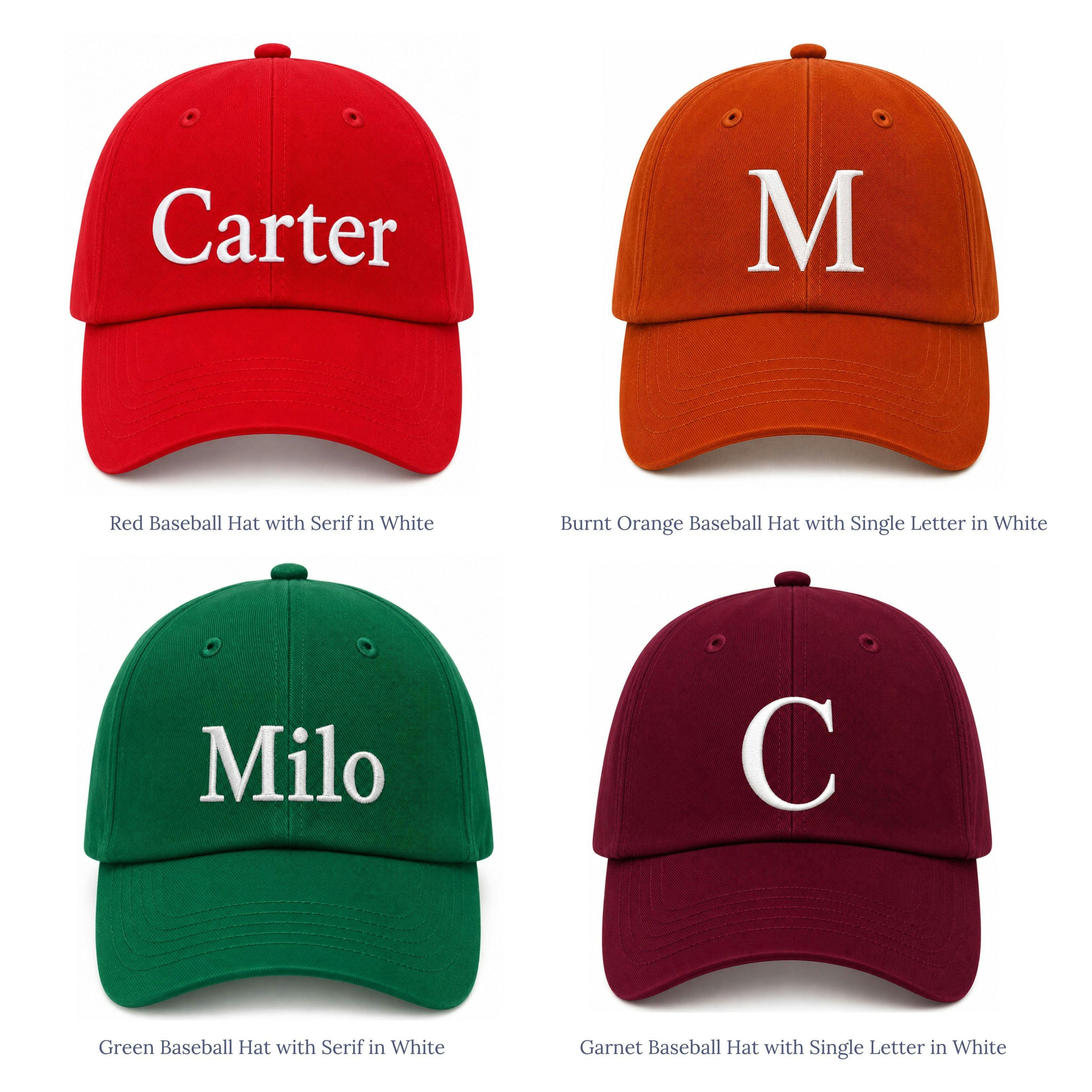 Customizable Signature Baseball Hat