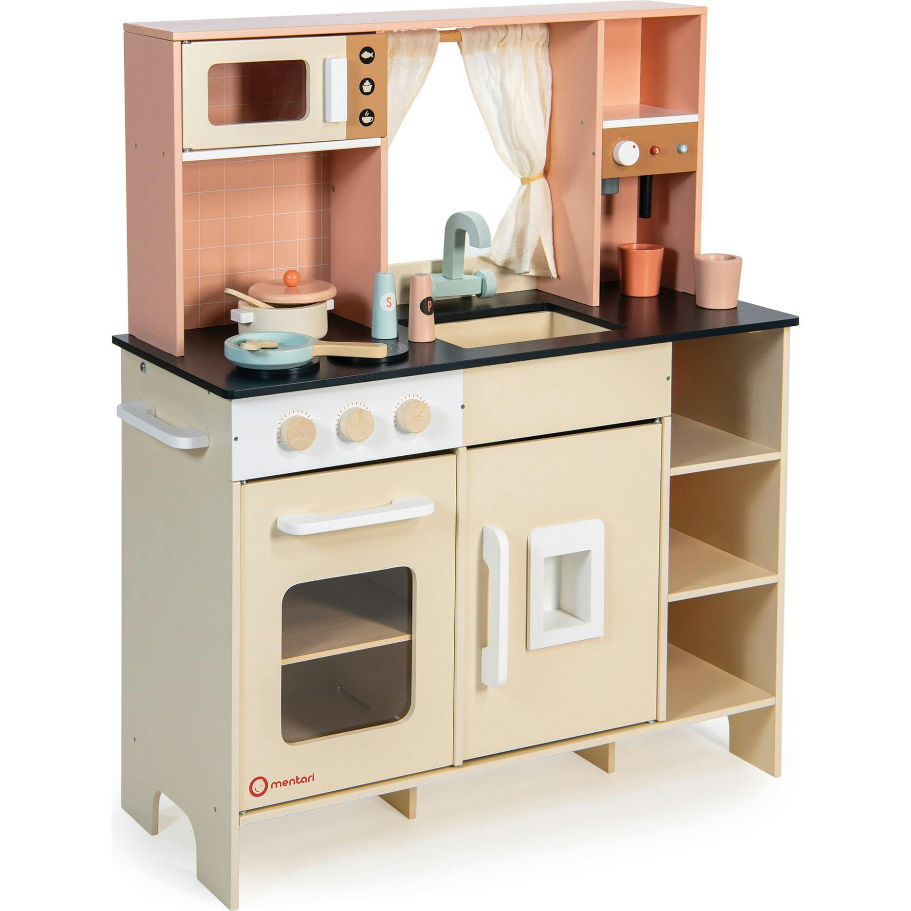 Cream Play Kitchen