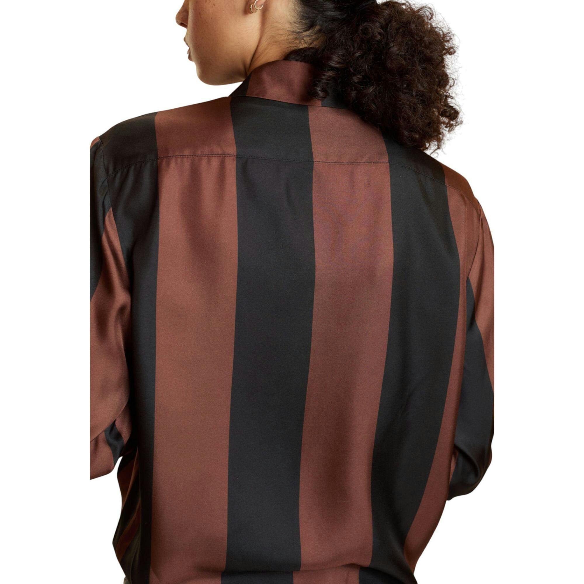 Collectible Stripe Silk Shirt