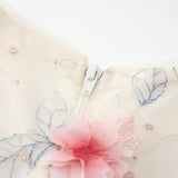 Rosalia Embroidered Mini Dress