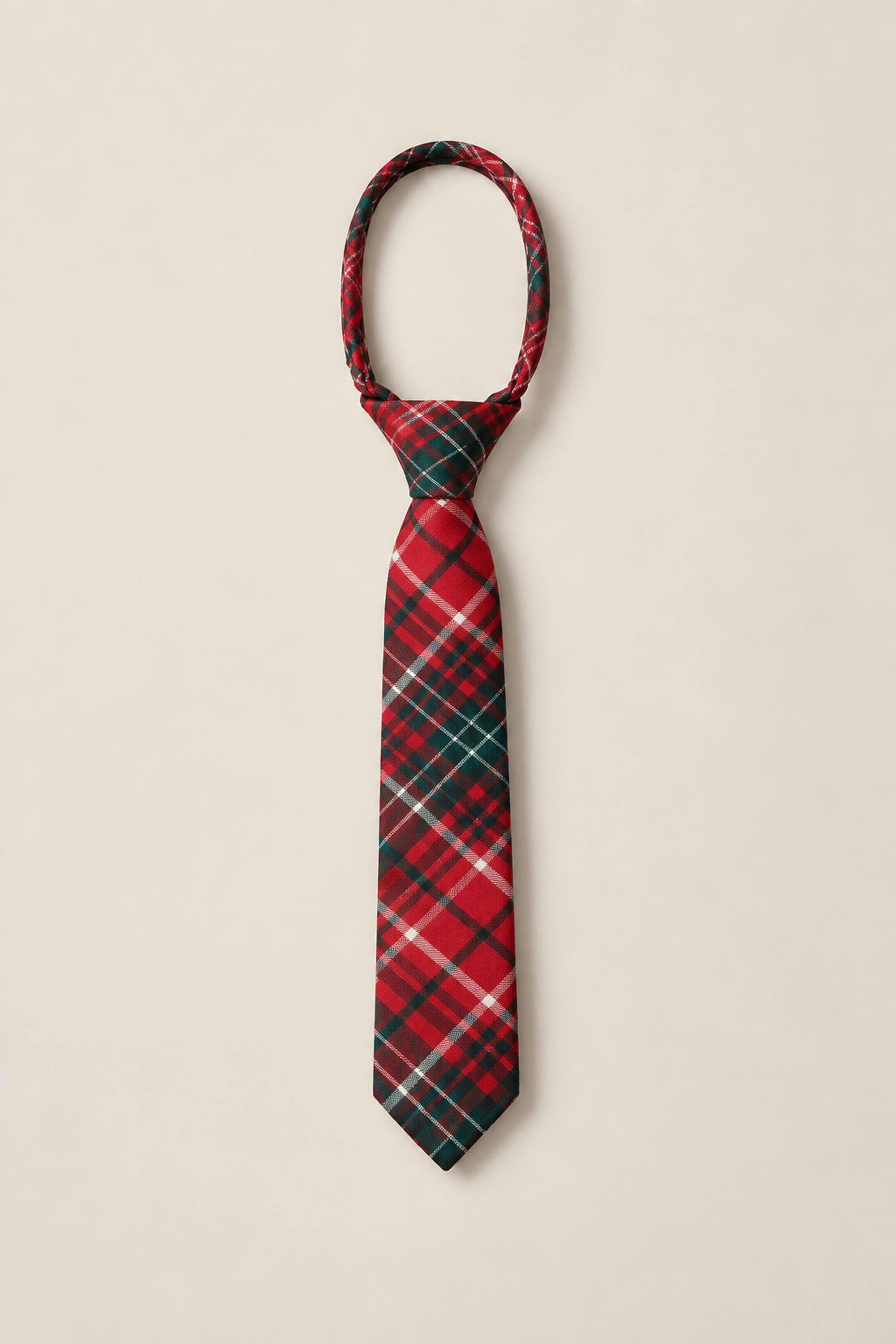 Ties in Christmas Cheer Plaid