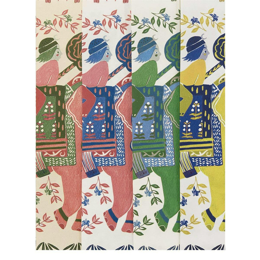Papier peint CHALANA coloris Emeraude