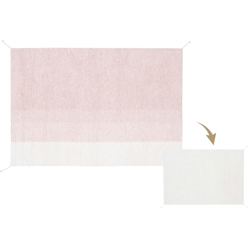Reversible Gelato Rug, Pink
