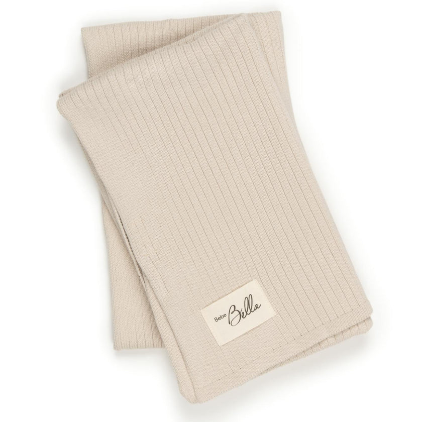 Bella Knit Blanket Dark Almond