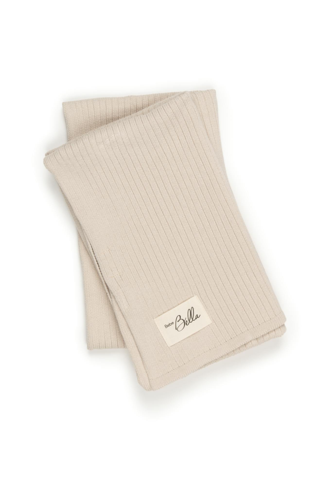 Bella Knit Blanket Dark Almond
