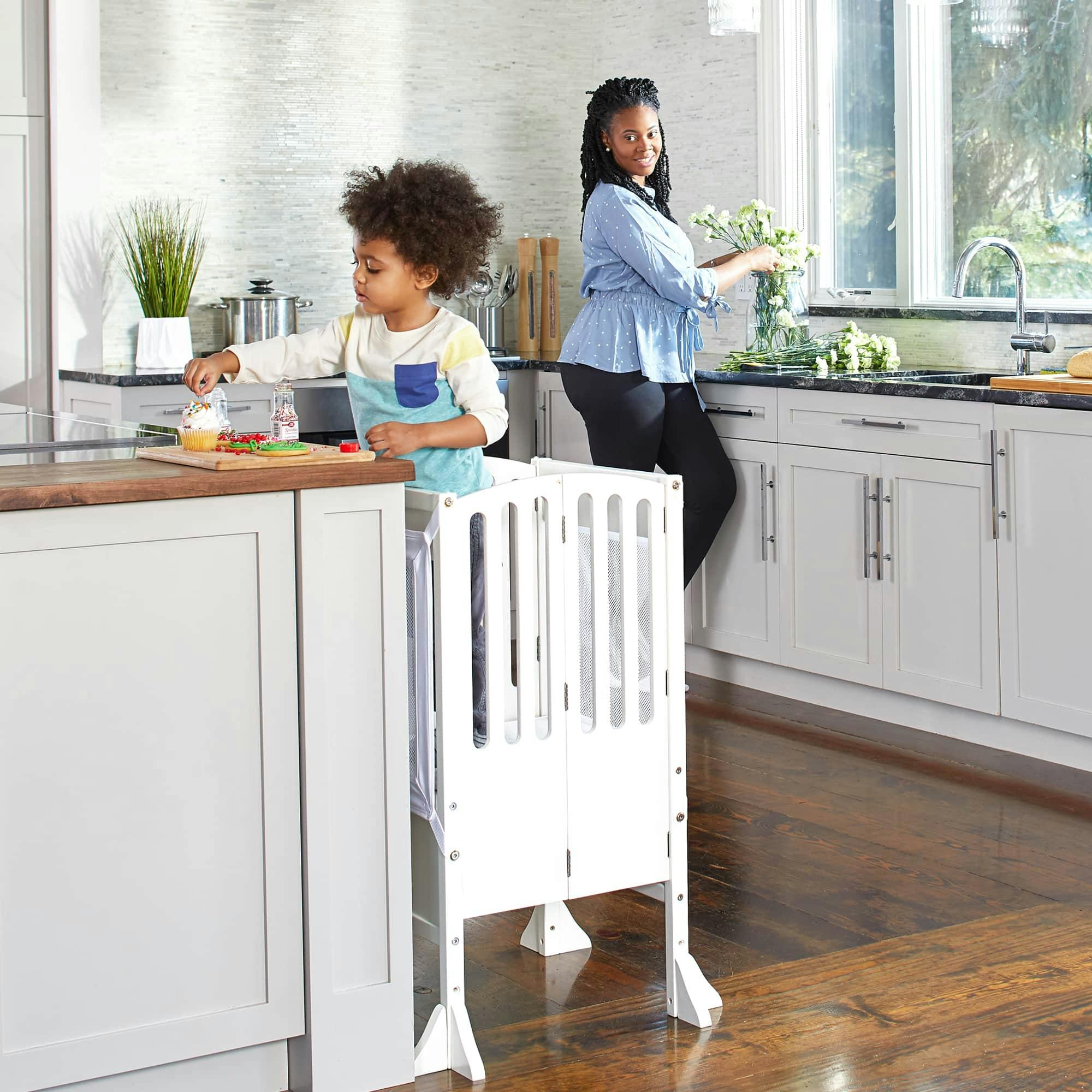 Contemporary Kitchen Helper Stool