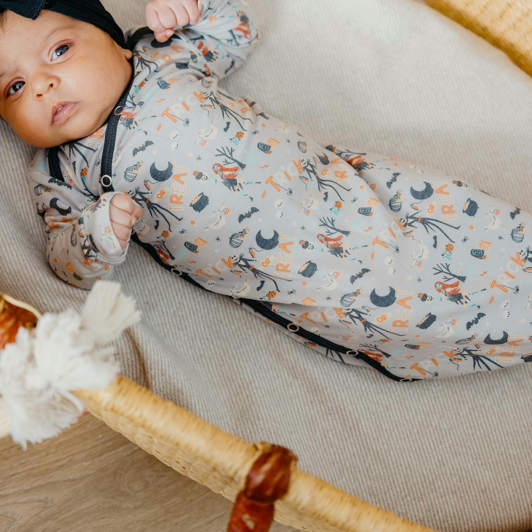 Newborn Knotted Gown - Nightmare Before Christmas