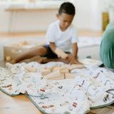 Original Cotton Muslin Quilt - Farmyard