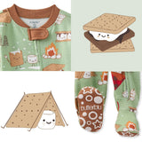 CRUZ Snug-fit Footed Baby Boys Pajamas
