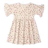 Organic Dolman Sleeve Dress - Cherry