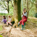 Robin Red Chunky Cord Overalls