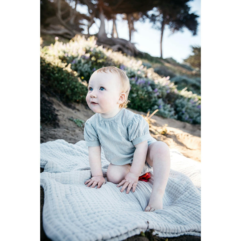 Organic Cotton Bubble Romper