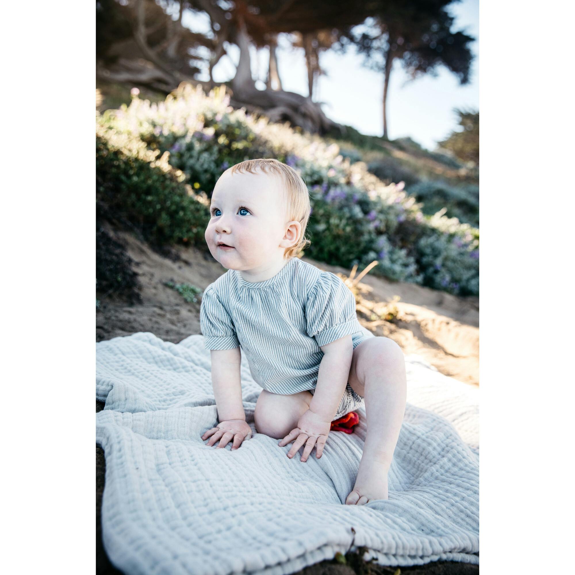 Organic Cotton Bubble Romper