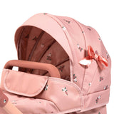 Doll Pram: Xeo - Pink & Flowers