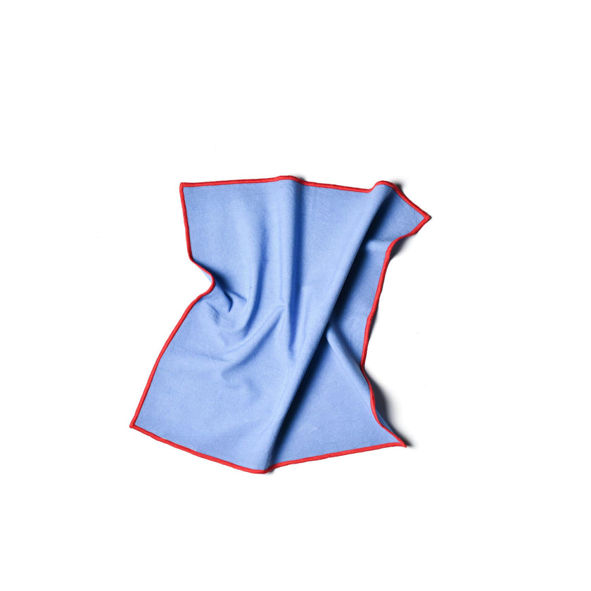 Color Block French Blue and Red Napkin