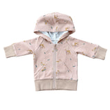 Girl's Hooded Jacket Botanical